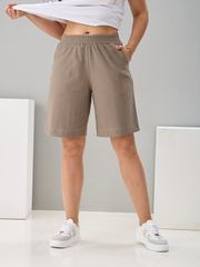 Шорты Н-147/бежевый-джинс