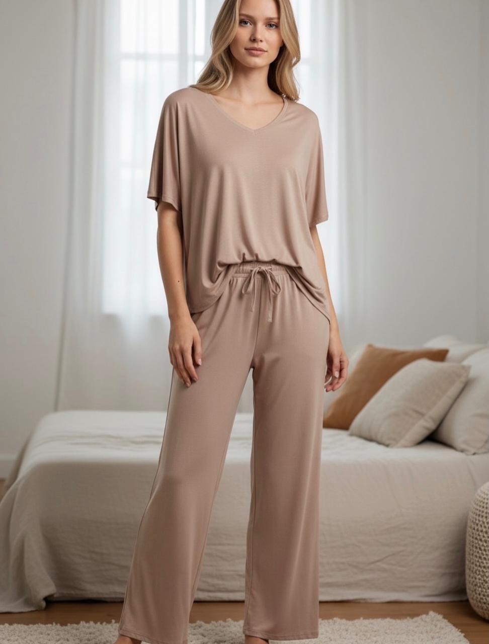 Домашняя одежда ZEPHYR HOME Вискоза Беж