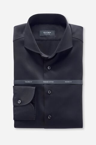 OLYMP SIGNATURE TAILORED FIT Сорочка из хлопкового атласа. Премиальная линейка, сертификация Oeko Tex