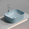 Ceramica Nova Element CN6052ML Умывальник чаша накладная прямоугольная, 50.5x38, цвет: голубой матовый
