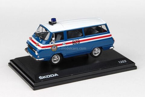 Skoda 1203 Microbus BZS 1974 Mountain Rescue Service Abrex 1:43