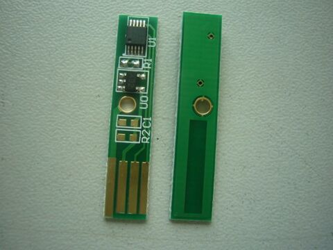 Чип для голубого картриджа Xerox Phaser 6500/ WorkCentre 6505 (106R01601). Ресурс 2500 страниц. (Cyan chip for Xerox Phaser 6500/ WorkCentre 6505) Регион 1 / 3