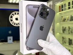 iPhone 15 Pro, 128 ГБ, SIM + eSIM, б/у