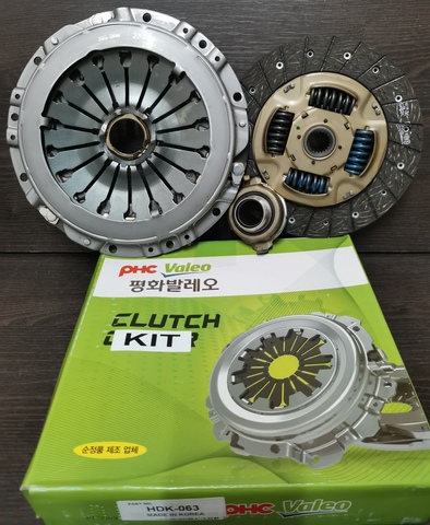 СЦЕПЛЕНИЕ В СБОРЕ SONATA ТАГАЗ 2,0 SIRIUS PHC VALEO 215мм (обратный выжим) HDK-063 (4130039000+4110039000+4142128020)