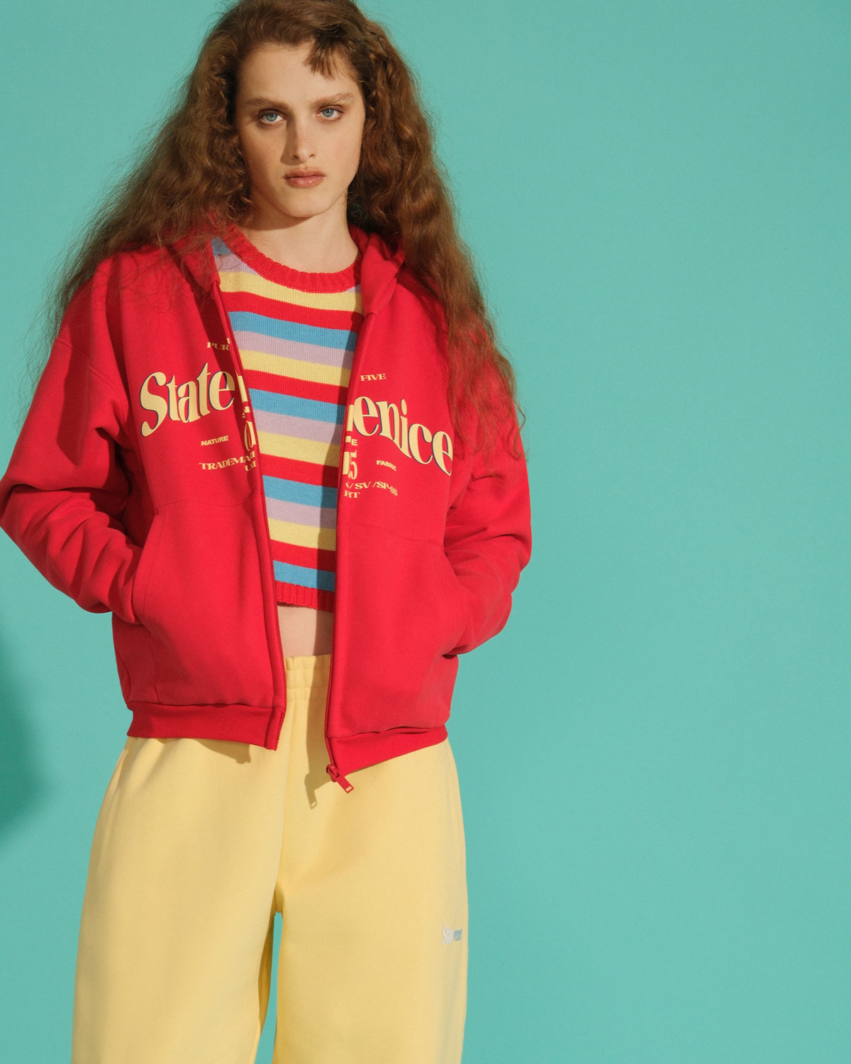 Худи на молнии классического кроя