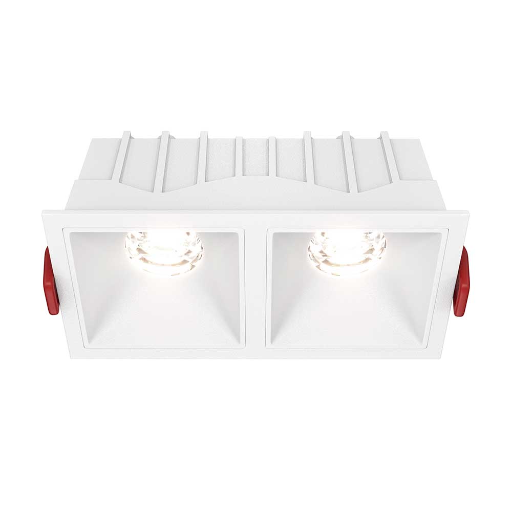 Встраиваемый светильник Maytoni Alfa LED DL043-02-10W4K-SQ-W
