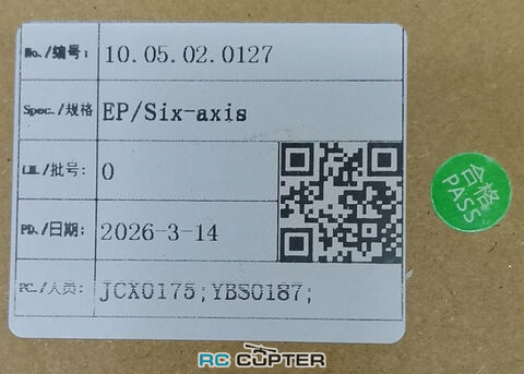 Рама сельско хозяйственного гексакоптера EFT-E616P aerops дрон распылитель (40*380mm, AS150, Pneumatic Connector Outlet 8mm, white)