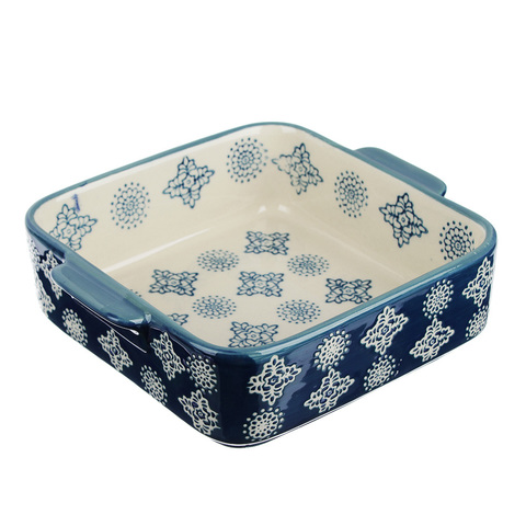 Baking dish 18х15cm, ceramic heat-resist.