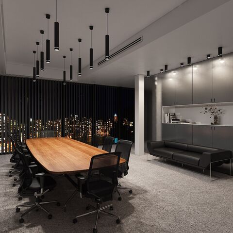 Подвесной светодиодный светильник Elektrostandard Topper DLR023 12W 4200K черный