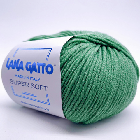 Пряжа Lana Gatto Super Soft 14602 мята (уп.10 мотков)