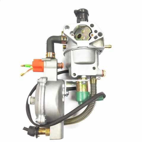 Карбюратор газ - бензин для бензогенераторов 5-9 кВт с электроклапаном
