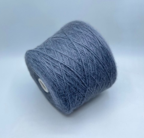 Luxury Selection by Ri.Go (пр.Италия), art-Soffio di seta, 320м/100гр, 70%Альпака, 30%Шелк , цвет-Тёмный тускло-серый ,арт.32893