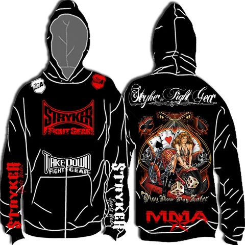 T-Shirt - MMA Fighter Stryker Hoodie BJJ Jacket