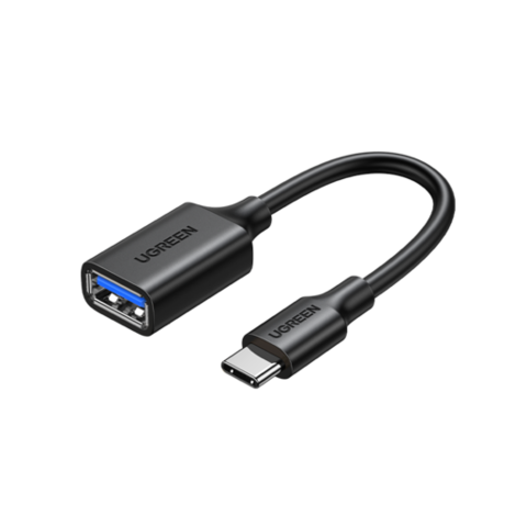 Адаптер UGREEN USB-C to USB 3.0 A Female Cable, черный US154