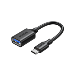 Адаптер UGREEN USB-C to USB 3.0 A Female Cable, черный US154