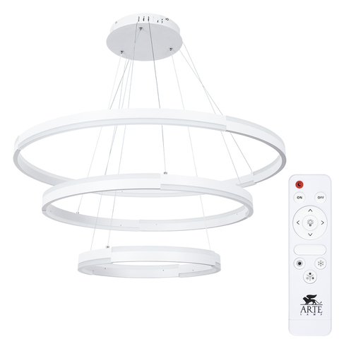 Подвесная светодиодная люстра Arte Lamp ALFIE A2180SP-60WH