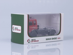 MAZ-5432 road tractor early cabin red AutoHistory 1:43