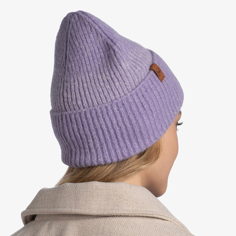 Картинка шапка-бини вязаная Buff Hat Knitted Marin Lavender - 4