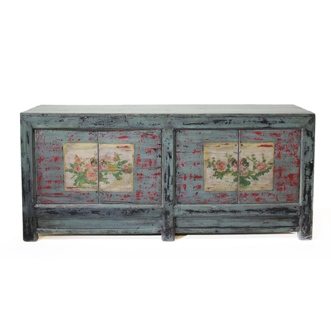 КОМОД ANTIQUE FOUR DOORS GREY