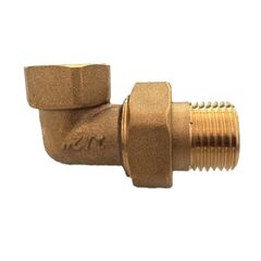 Американка латунная DN15 м-шт угловая