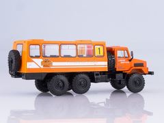 Ural-4322 shift work bus orange 1:43 Our Trucks #31
