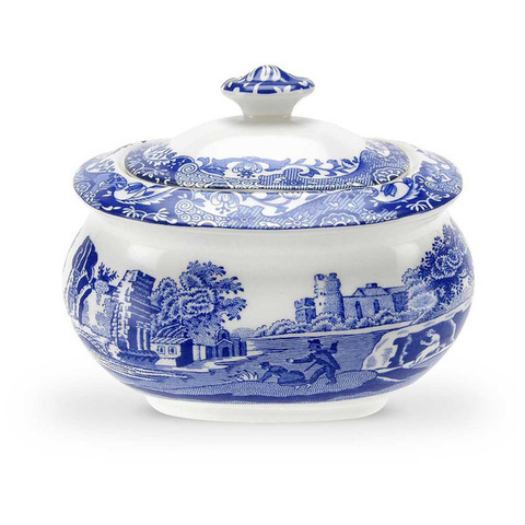 Сахарница 250мл Spode Голубая Италия