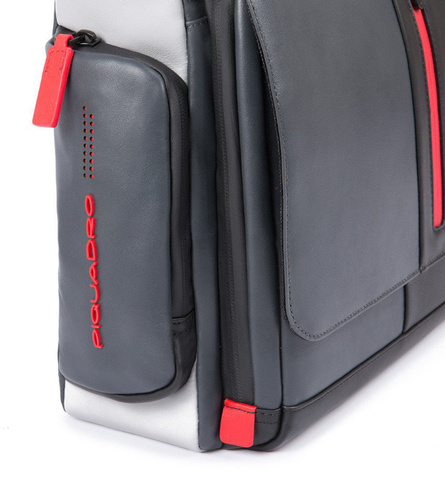 Сумка мужская Piquadro Urban серый/черный, кожа натуральная (CA1592UB00/GRN)