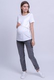 Джинсы для беременных (MOM FIT) 12573 черный