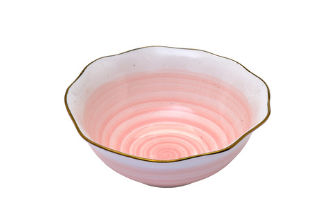 Салатник 20см Garda Decor Mistero розовый