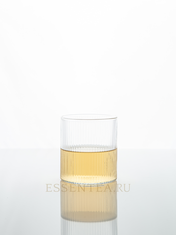 Чашка стеклянная "Кингжао" с рифленым рисунком 250 мл