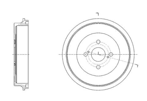 Барабан тормозной G-brake  GD-06802