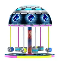 Детская карусель кокосовая пальма "Шатл" (d290 см)