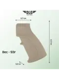 Прорезиненная пистолетная Soft рукоятка на AR