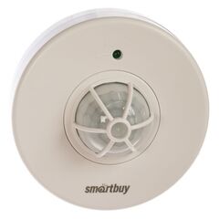 Датчик движения потолоч, 1200 Вт, 8 м, 360 , IP33, Smartbuy, sbl-ms-024