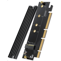 Плата расширения UGREEN CM465 PCIe 4.0(16×) to M.2 NVMe Expansion Card, черный