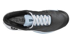 Женские теннисные кроссовки Wilson Rush Pro 4.0 Clay W - black/white/china blue