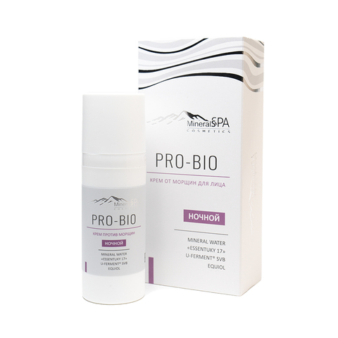 MineralSPA cosmetics PRO-BIO Крем от морщин для лица ночной 50 мл