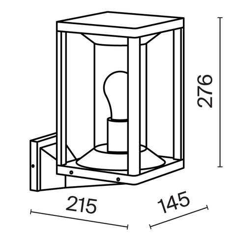 Настенный светильник Maytoni Cell O452WL-01GF