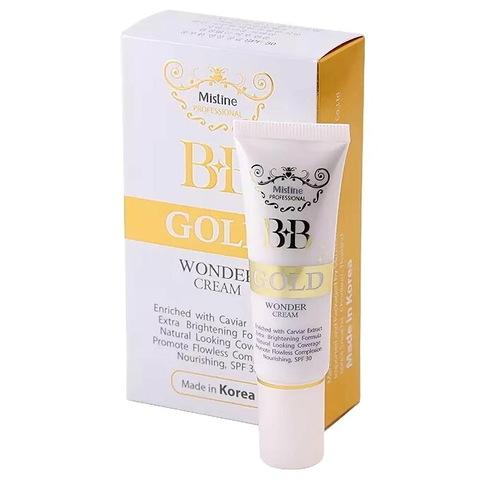 BB крем Mistine Wonder Gold с экстрактом черной икры, 15 мл.