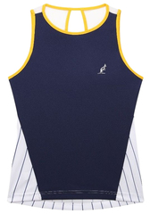 Топ теннисный Australian Ace Vest With Print W - blu cosmo