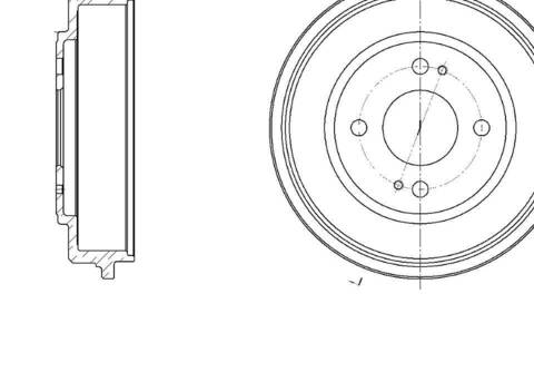 Барабан тормозной G-brake  GD-06376