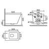 BelBagno BB3202CHR-MB/BB3202SC-MB Унитаз подвесной безободковый BelBagno ARDENTE-C, черный BB3202CHR-MB/BB3202SC-MB