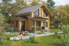 Проект двухэтажного дома "Рени" 140 кв.м.