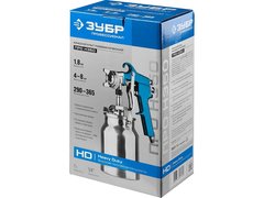 ЗУБР PRO 350N, 1.8 мм, пневматический краскопульт с нижним бачком, Профессионал (06451-1.8)