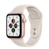Apple Watch SE 2020 GPS 40mm Aluminum Case with Sport Band Starlight MKQ03LL/A