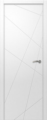 Дверь влагостойкая пластиковая KAPELLI multicolor Ф7А RAL 9016 Белый + коробка