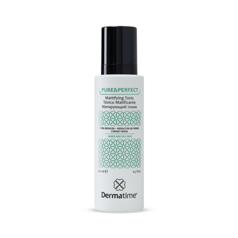 DERMATIME PURE&PERFECT Mattifying Tonic Pore Reducer – Матирующий тоник / сужает поры 200 мл