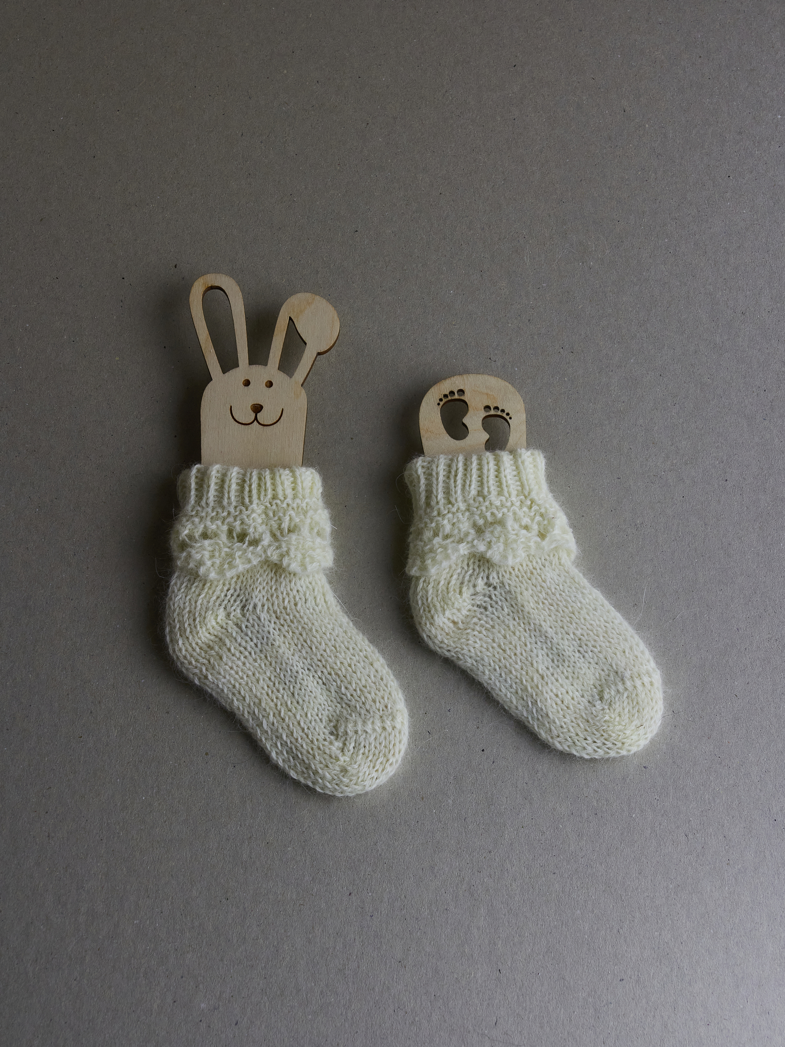 Детские носки из ангоры на 1-2 года от noski_kids