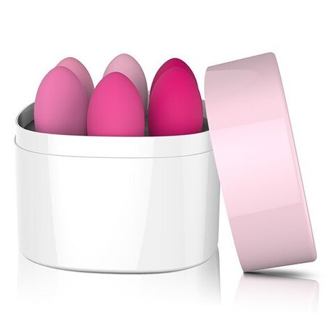 Набор из 6 розовых вагинальных шариков FemmeFit Pelvic Muscle Training Set - FeelzToys FeelzToys FLZ-E27896