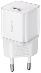 Зарядное устройство Baseus GaN5S 1C 30W USB Type-C белый
